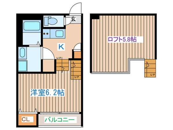 ラーゴム長町ファーストの物件間取画像